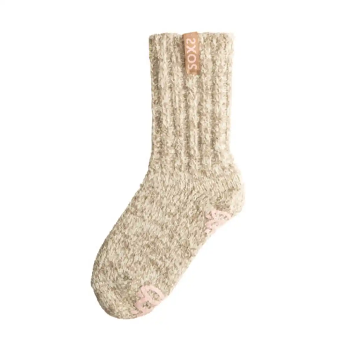 SOXS Beige wollen sokken Label Amberlight Antislip