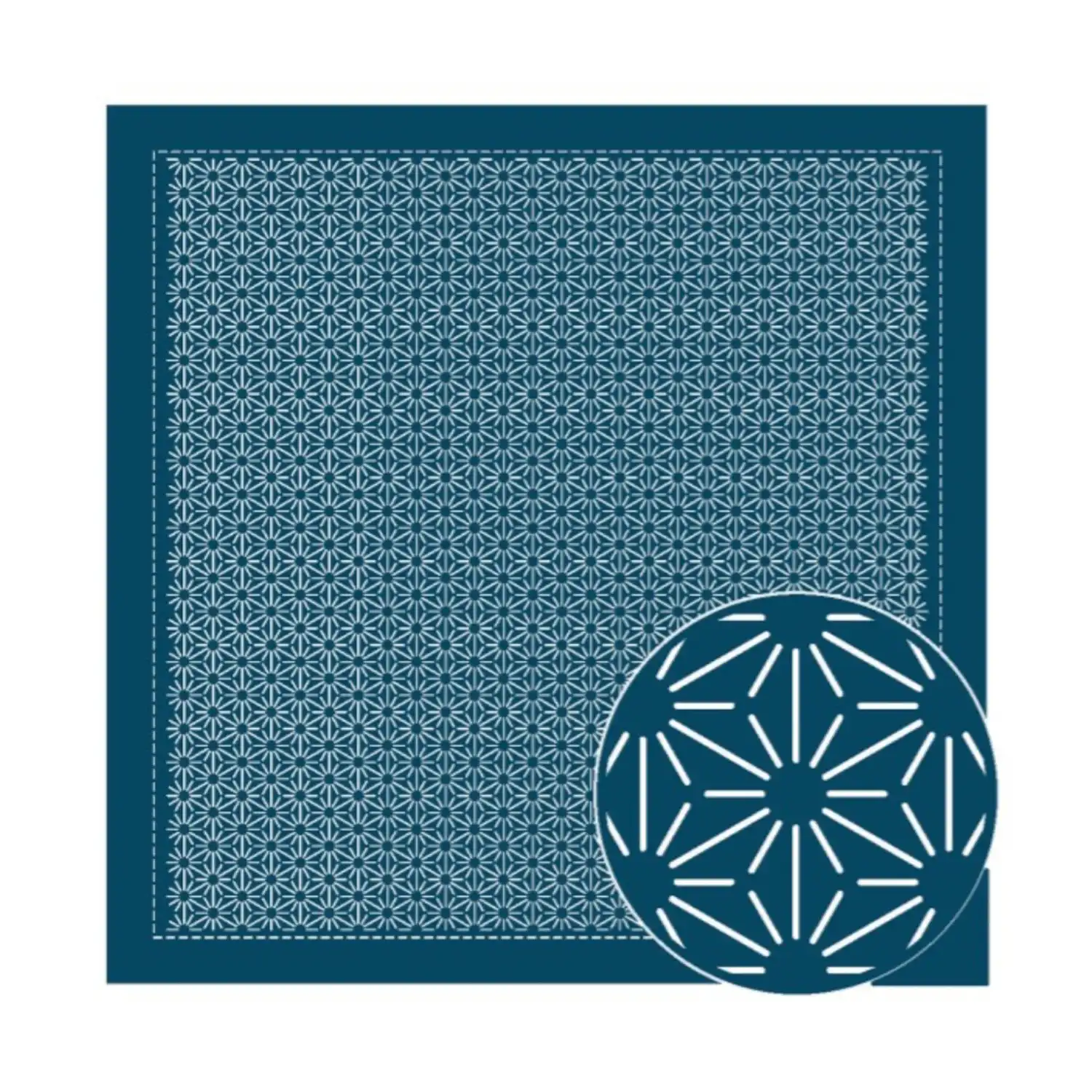 Sashiko Hana fukin H-2146