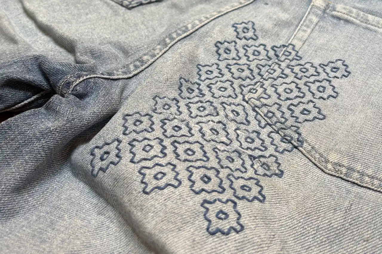 Workshop Sashiko zichtbaar kleding herstellen