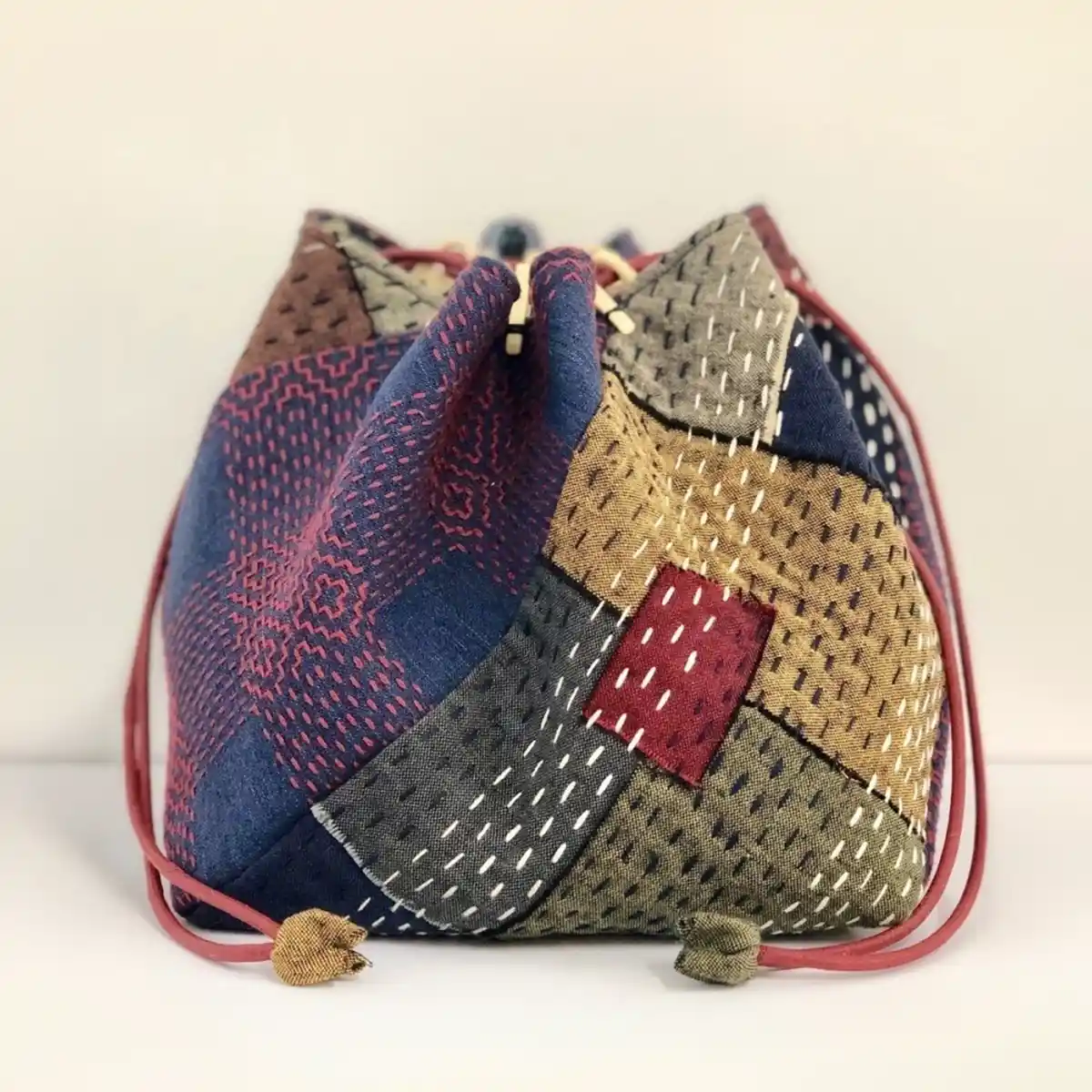 Sashiko Boro Pakket – Omkeerbare Tas